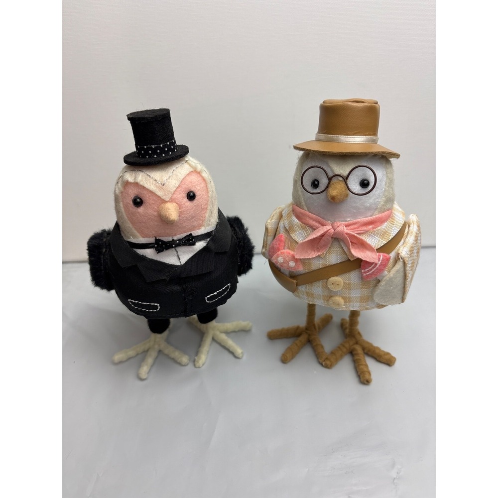 Target Hyde & EEK Featherly Friends Collectible Bird Lot Halloween Easter